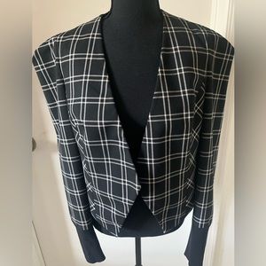 Plaid Bebe Blazer
